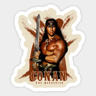 Conan is The Barbarian Sticker